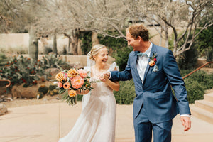 Liz + Brad's Desert Party Wedding