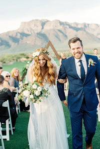 Kayle & Sam's Modern Wedding with a Mountain View