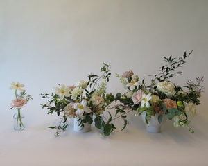 Blush & White Large Centerpiece